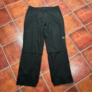 Mizuno ImpermaLite Convertible Pants/Short in Black